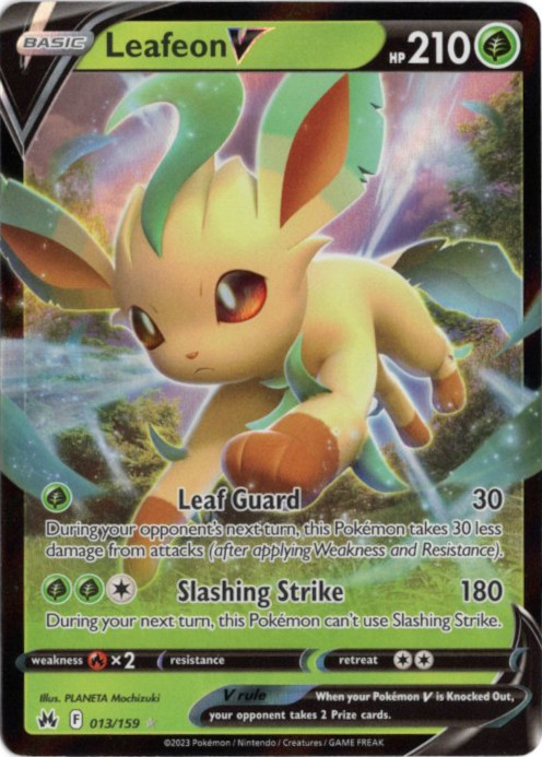 リーフィアV 海外版 英語版 Leafeon V - 013/159 - 海外限定イラスト