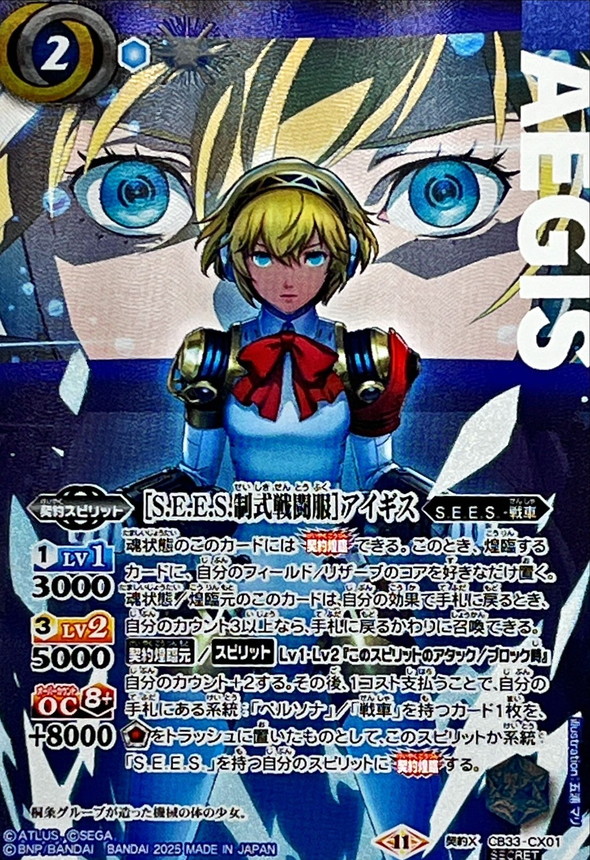 2025/11)(SECRET)[S.E.E.S.制式戦闘服]アイギス【契約X-SEC】{CB33