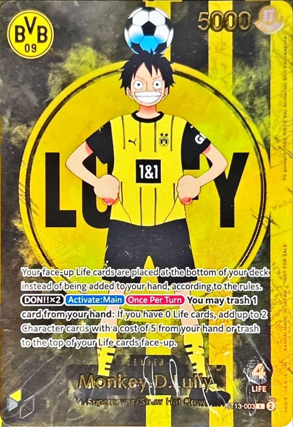 モンキー・D・ルフィ(英語版/ドルトムント)【L】{ST13-003} - カード