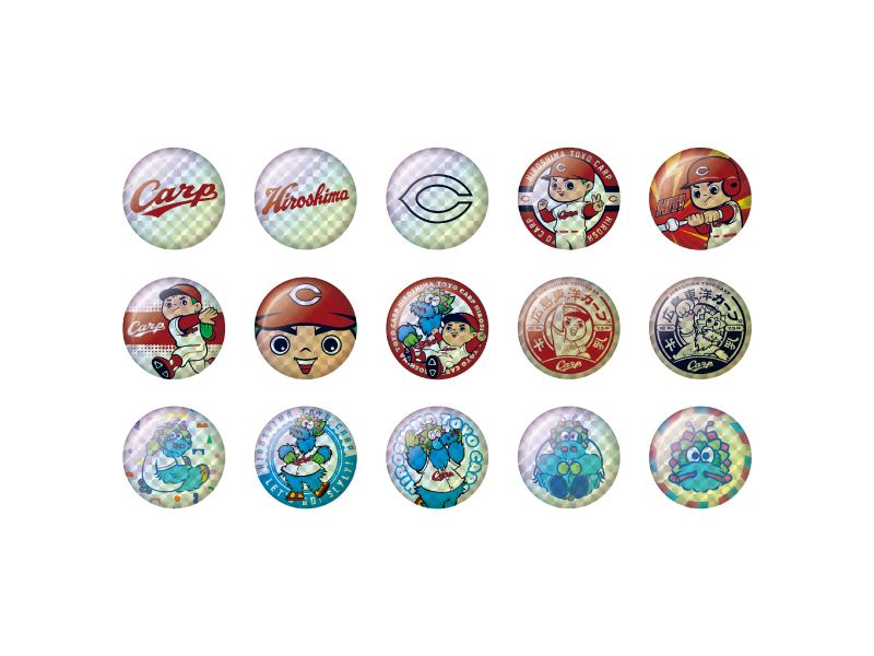 2024キラキラシリーズ（全15種）｜商品情報｜カープバッジ公式サイト