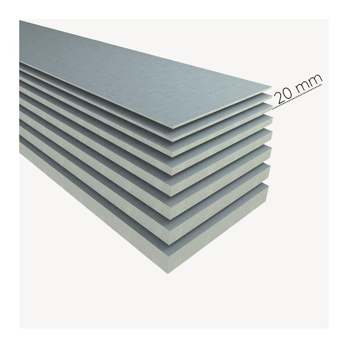 Panneau plan Cermiplak - 2600x600x20 mm