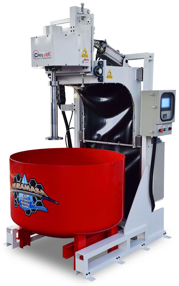 三次元バレル研磨機「MURAMASA」 | 製品情報 | CARVEK