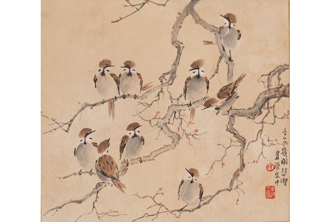 XU BEIHONG: A COLOR AND INK ON PAPER PAINTING
