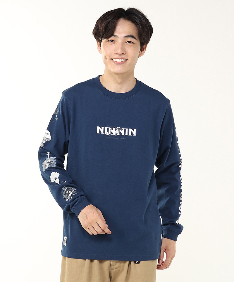 The Ninja Brushed L/S T-Shirt/ザニンジャブラッシュドロングスリーブ