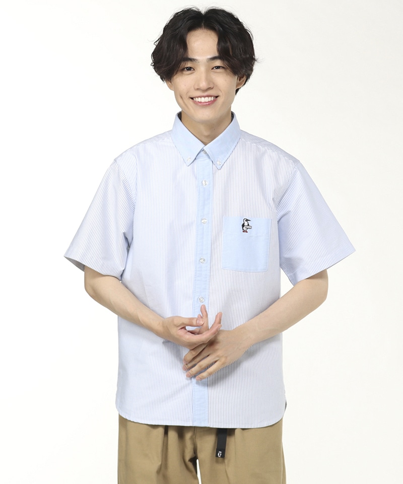 CHUMS OX S/S Shirt/チャムスオックスショートスリーブシャツ(シャツ