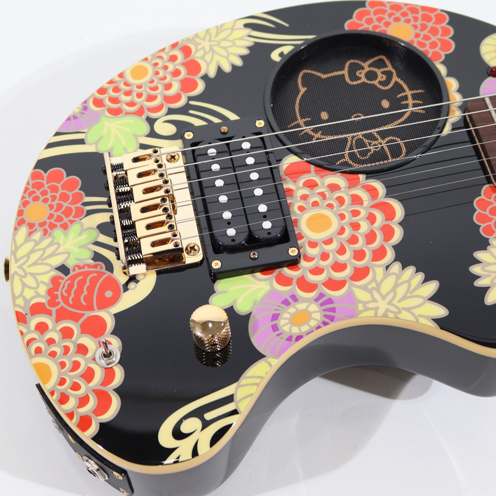 FERNANDES ZO-3 HK KABUKU ハローキティー スピーカー内蔵 ミニギター