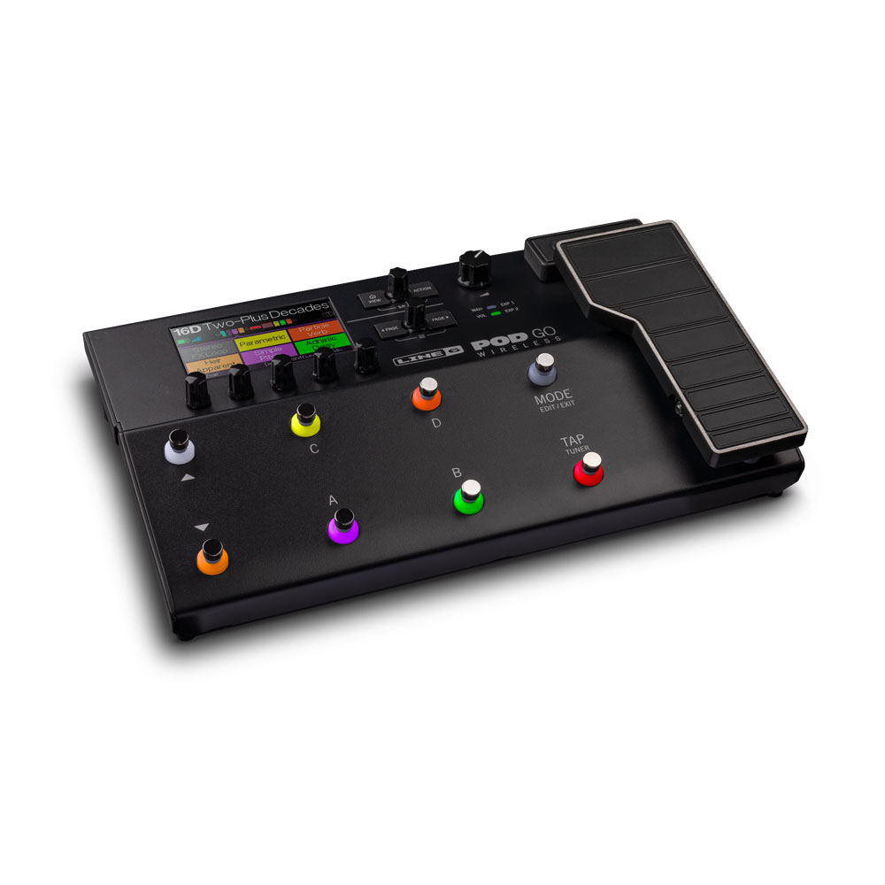 LINE6 POD Go Wireless マルチエフェクター(ライン6 POD Goに