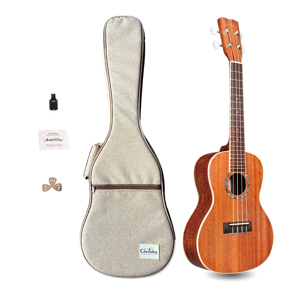 Cordoba 15CM Bundle コンサートウクレレセット(人気機種にチューナー