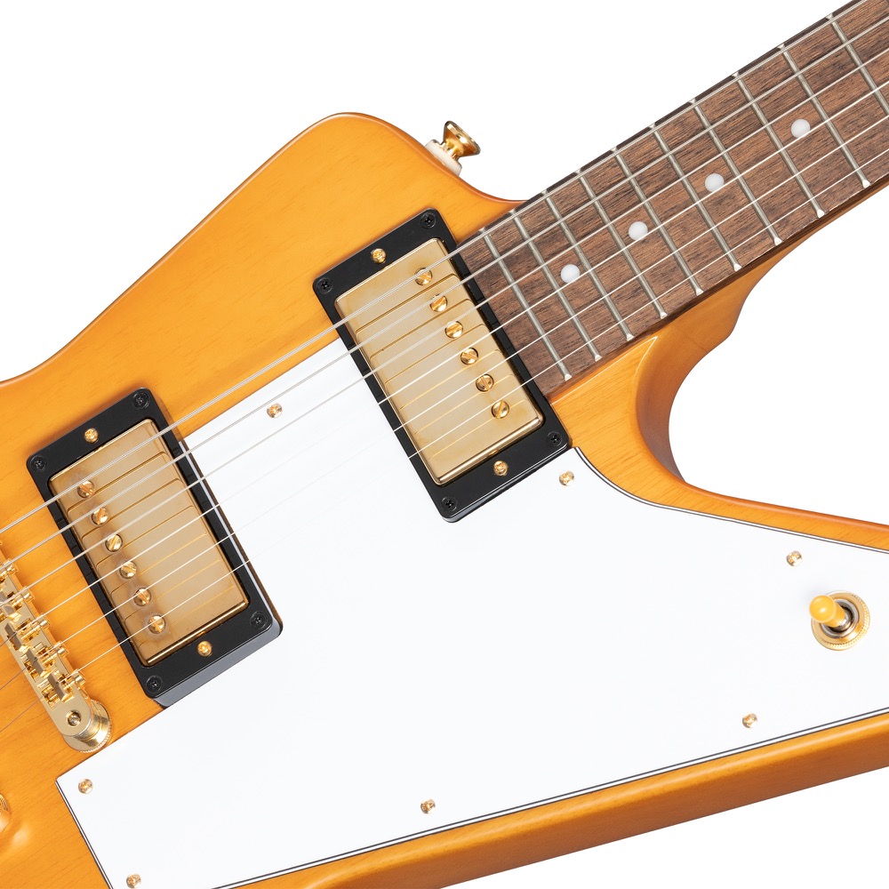 Epiphone エピフォン 1958 Korina Explorer White Pickguard Aged