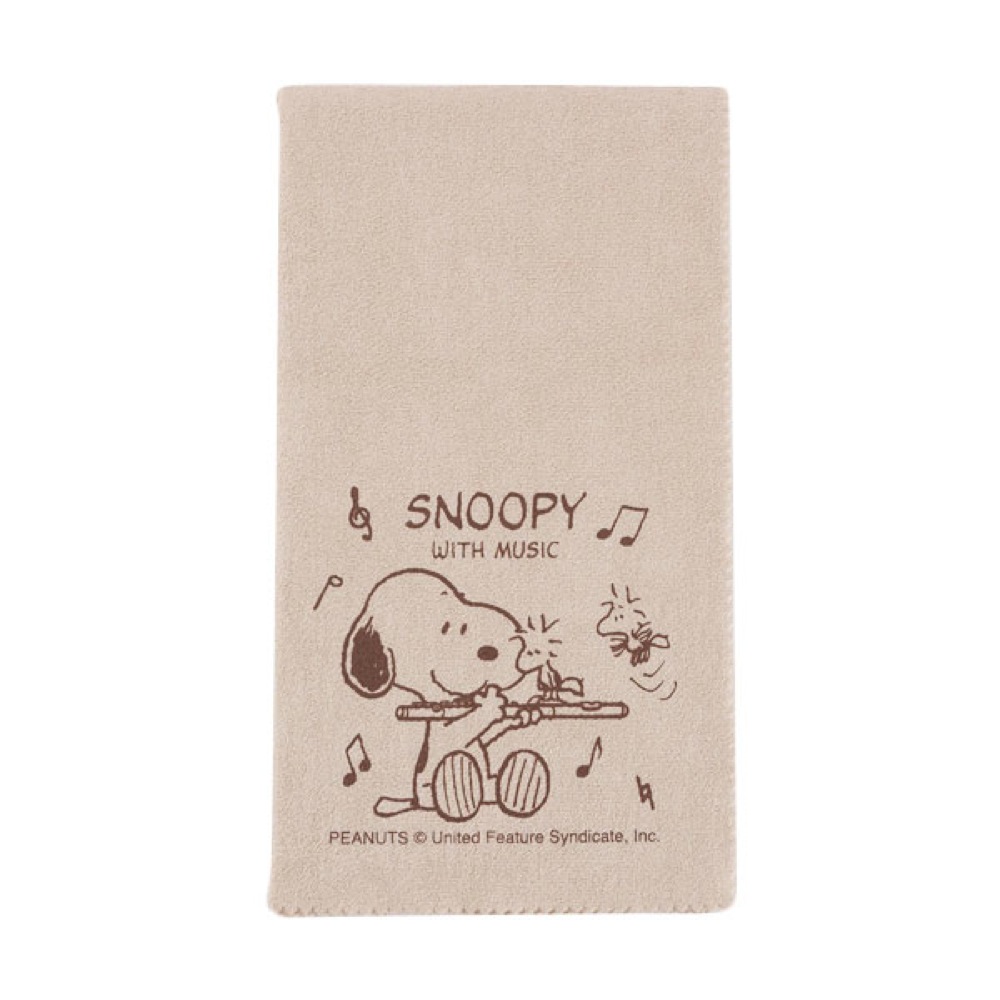 SNOOPY with Music スヌーピー SCLOTH-FL 楽器用クロス(高級楽器用