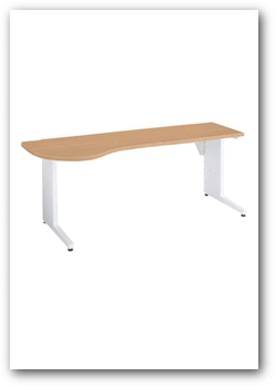 診察机・診察デスク コクヨ インフォントiシリーズ 天板ラウンドタイプ