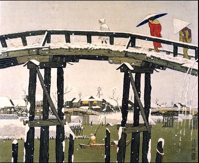 雪の日」 1929（昭和4）年｜倉敷市公式ホームページ(生涯学習部 倉敷