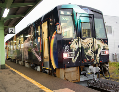 越美北線ラッピング列車運行中！ 大野市公式ウェブサイト