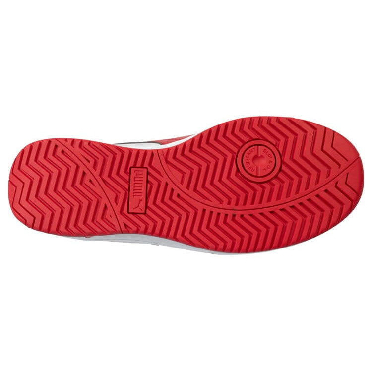 PUMA 安全靴 63.212.0 フロントコート ブラック＆ホワイト＆レッド