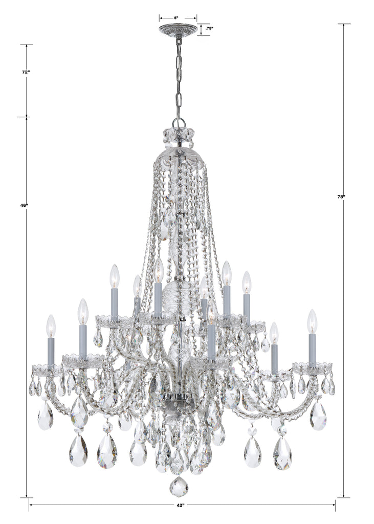 Traditional Crystal 42'' Chandelier – Crystorama