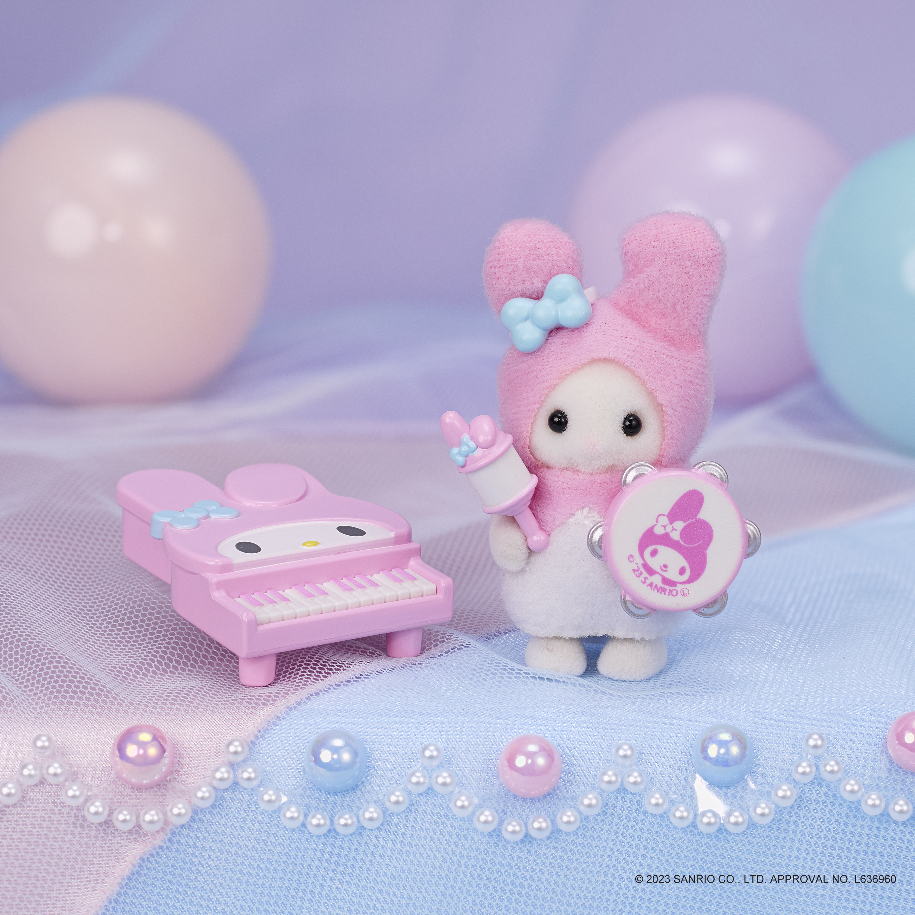 シルバニアファミリー×サンリオキャラクターズ 赤ちゃんとなかよし家具