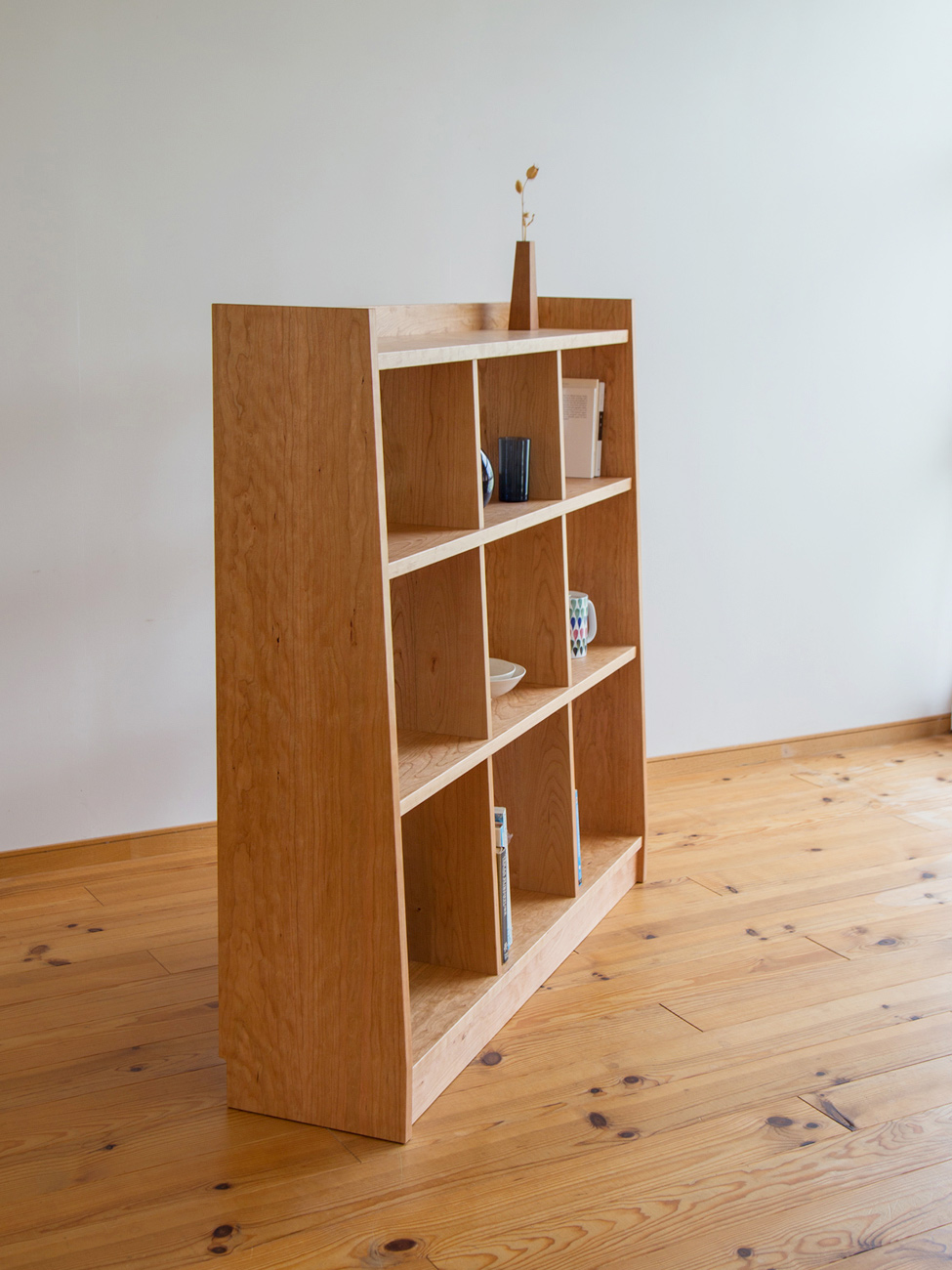 オーダー家具・C-489 ブラックチェリーの特注絵本棚