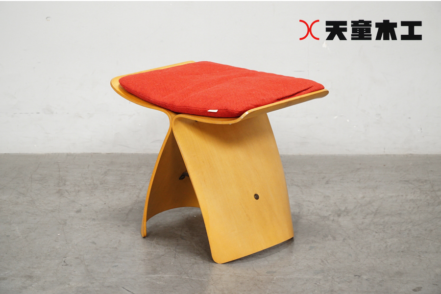 希少□ヴィンテージ□バタフライスツール□天童木工 柳宗理デザイン