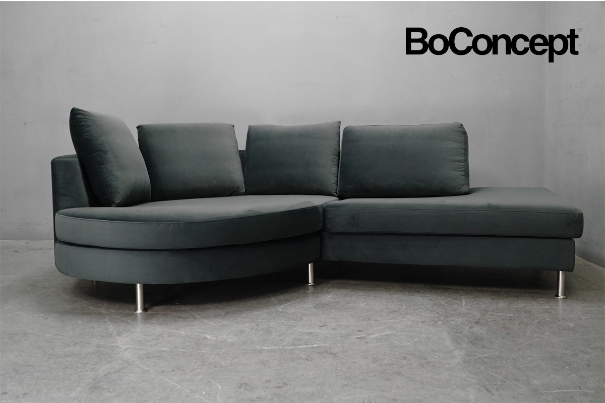 Boconcept ボーコンセプト□レザーシングルソファ□Boconcept買取専門