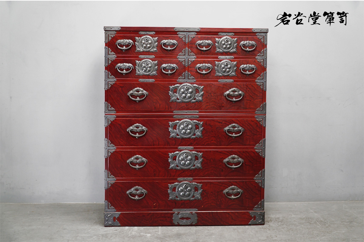 岩谷堂箪笥 木地呂塗 整理箪笥 買取｜伝統工芸家具を高価査定｜家具