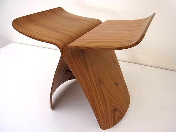 希少□ヴィンテージ□バタフライスツール□天童木工 柳宗理デザイン