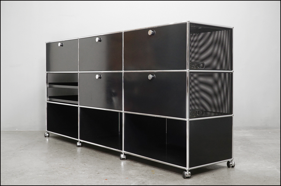 USM Haller system (ハラー) 3段 3列 キャビネット サイドボード