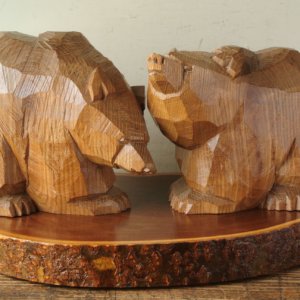 商品カテゴリー：木彫り熊 - アンティーク雑貨・古道具の札幌