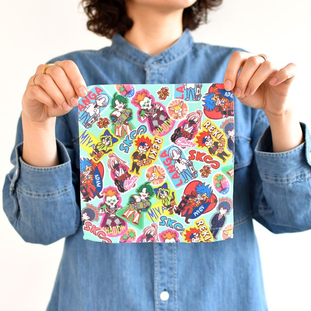 SK∞ エスケーエイト｜ハンドタオル（ステッカー総柄）