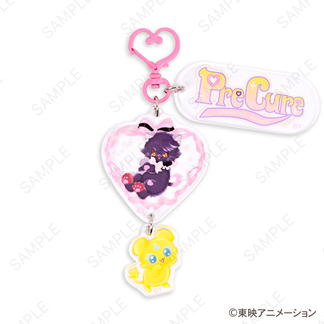 ふたりはプリキュア｜ハート型缶バッジ（キュアブラック）