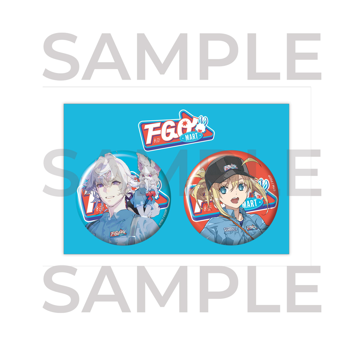 缶バッジセット（マーリン／謎のヒロインX） | GOODS | FGO MART｜事後