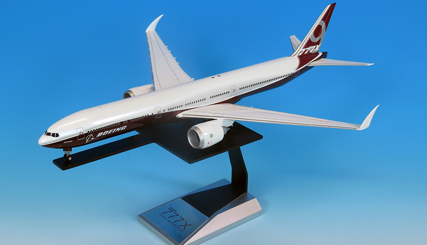 9X20102 1:200 BOEING 777-9 BOEING ハウスカラー 地上折りたたみ翼