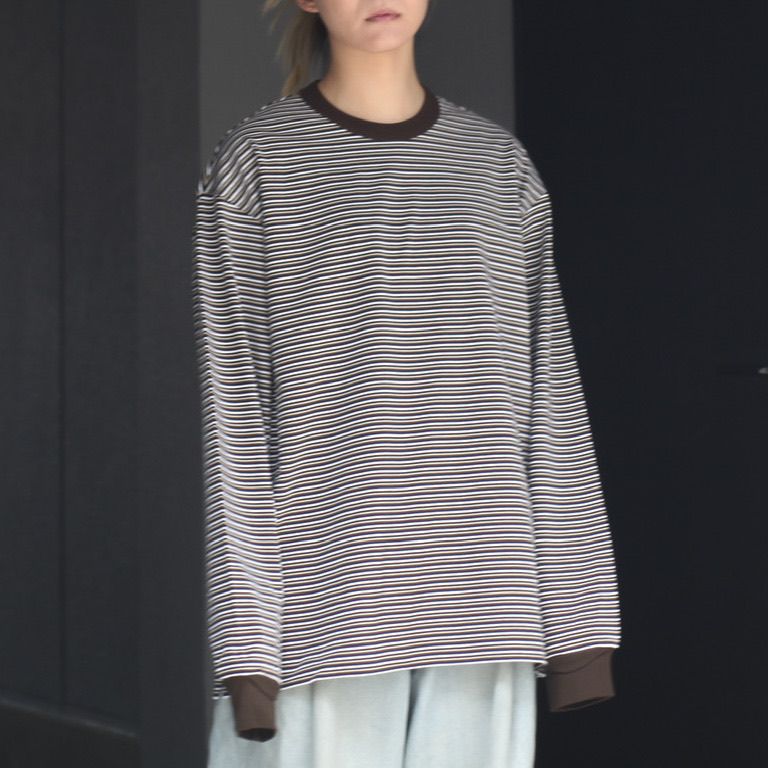 UNIVERSAL PRODUCTS - 【残りわずか】Multi Border L/S T-shirt