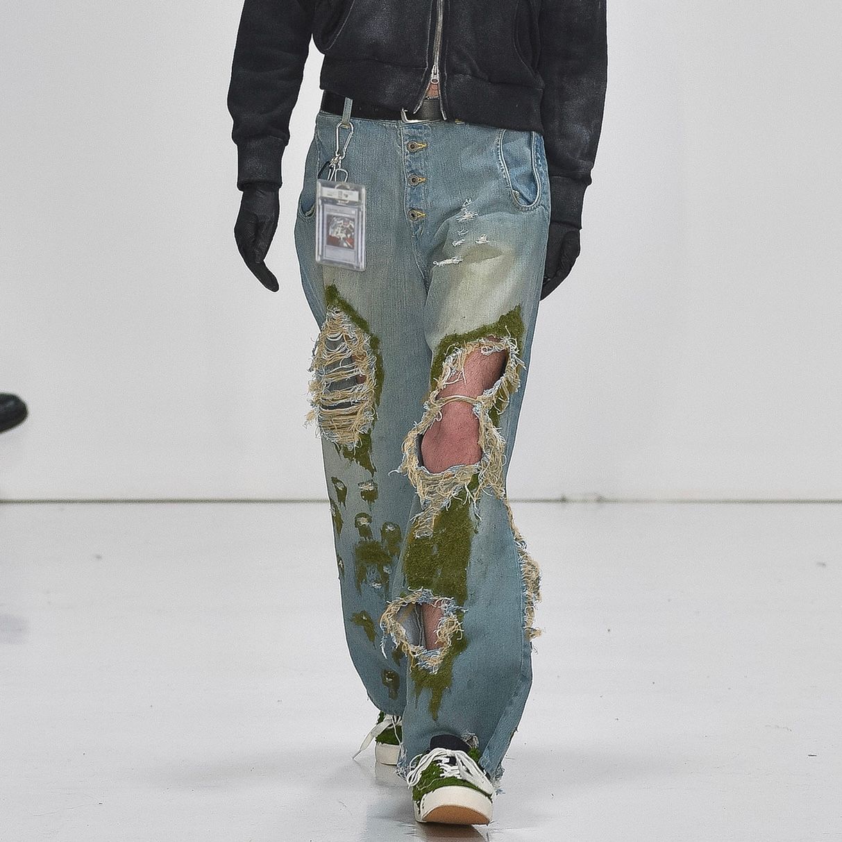 LITTLE BEDROOM - 【残りわずか】Warp Hole Denim Moss Ver. | ACRMTSM