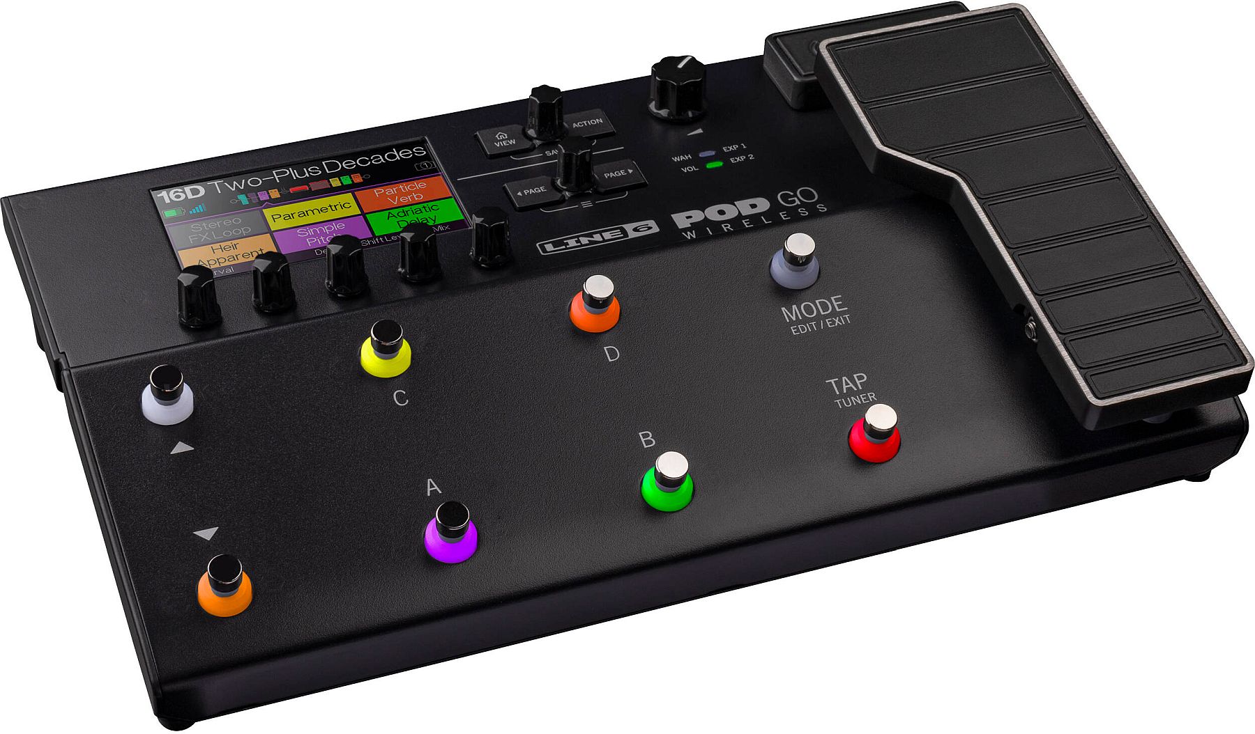 Line 6 POD GO WL Wireless Guitar Multi-effects Floor Processor ped