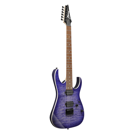Ibanez RG Standard Series RG421QM Electric Guitar, Cerulean Blue