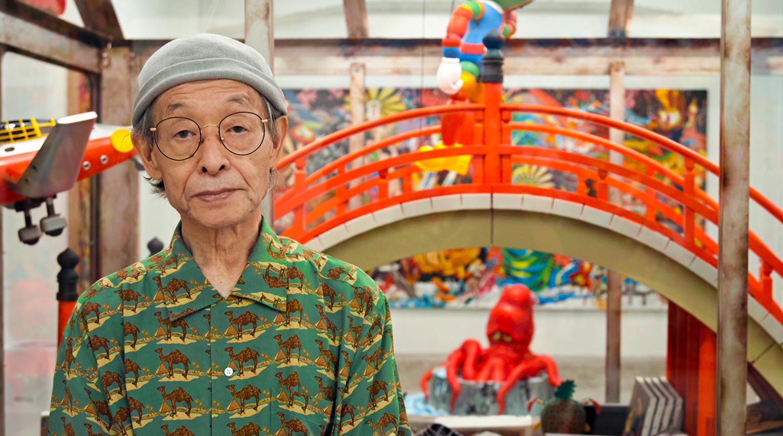 インタビュー：田名網敬一】北斎の描線、記憶の中の光線｜【北斎今昔