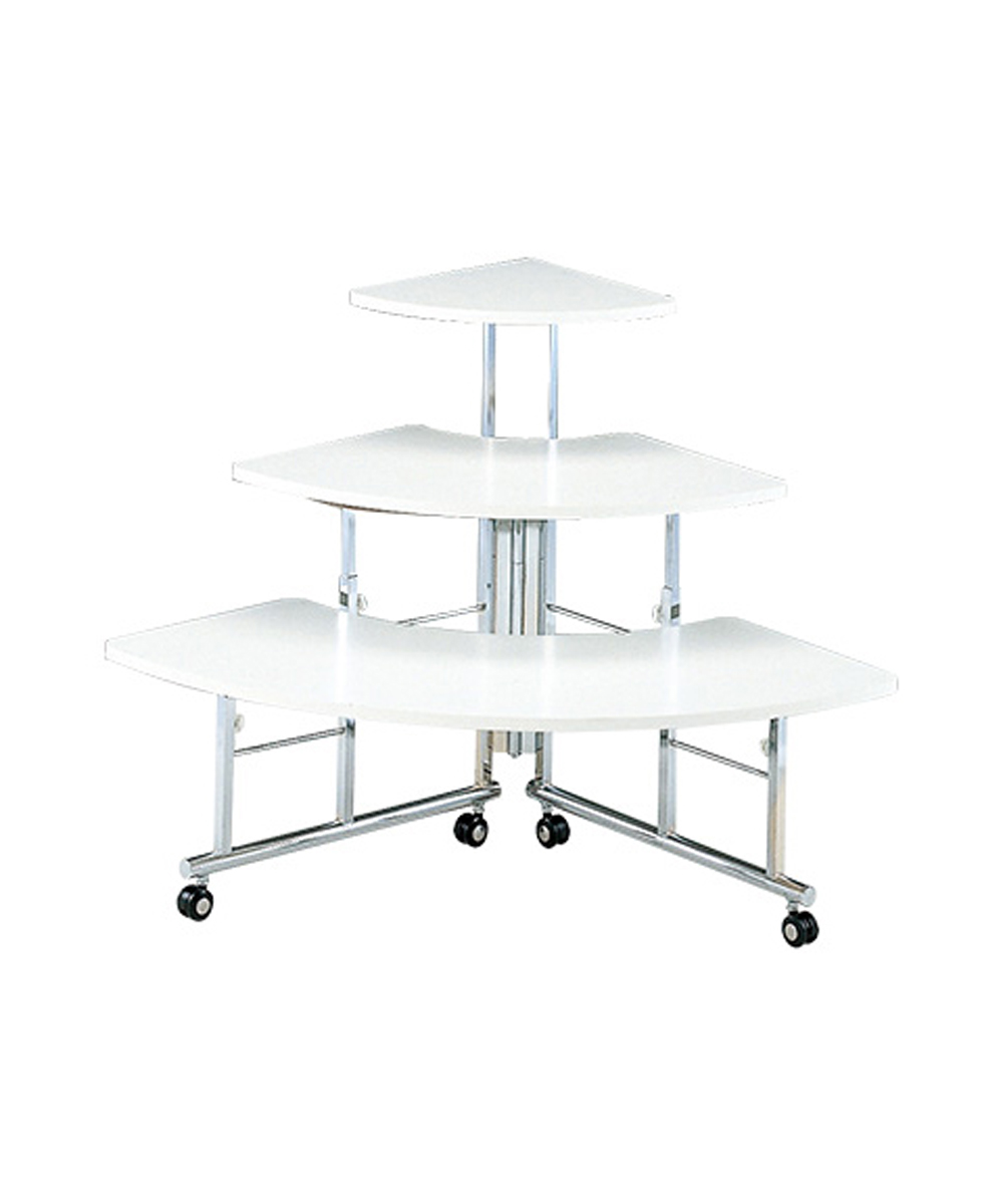 V.Sテーブル R棚｜テーブル・展示台 レンタルならアディスミューズ