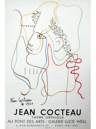 ☆ジャン コクトー（JEAN COCTEAU）☆リトグラフ・リトグラフポスター