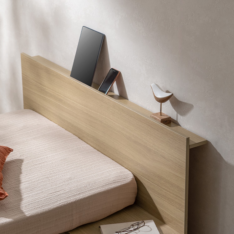 サイドテーブル付きベッド Torne(トルネ)ベッドフレーム単体販売