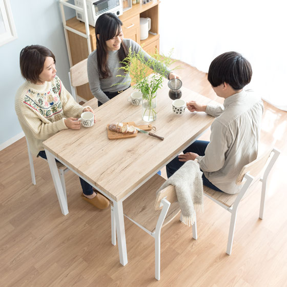 2人用 ヴィンテージ風ダイニング3点セット FORK(フォーク) | 家具