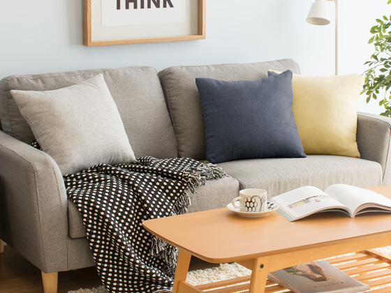 ふかふかクッション MOMO(モモ) 45x45cm 正方形タイプ | 家具