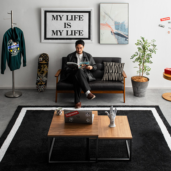 ストリート系ラグ FLEX RUG.(フレックスラグ)130×190cm | 家具