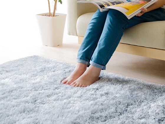 ラメ入りシャギーラグ(フランセル) 140×200cm | 家具・インテリア通販