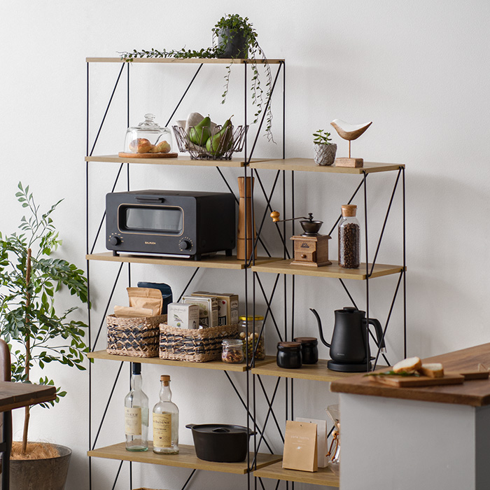 簡単組み立てワイヤーラックEzbo(イジボ) 幅60cm 3段タイプ | 家具