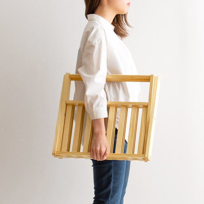 フォールディングラック 2段タイプ 折りたたみ式 | 家具・インテリア