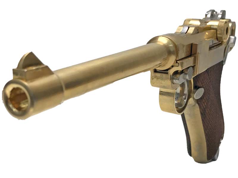 マルシン] ルガーP08 6インチ Marine プラスチック製グリップ 金属