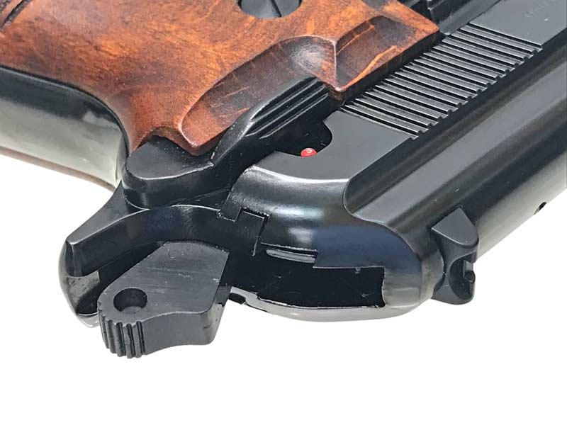 マルシン] ベレッタ M84 X-PFC ハーフチェッカー 木製グリップ 完成品