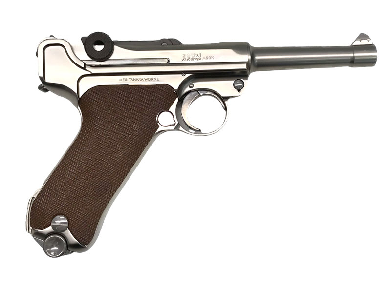 タナカ] ルガーP08 4インチ シルバー ガスブローバック (中古)の販売