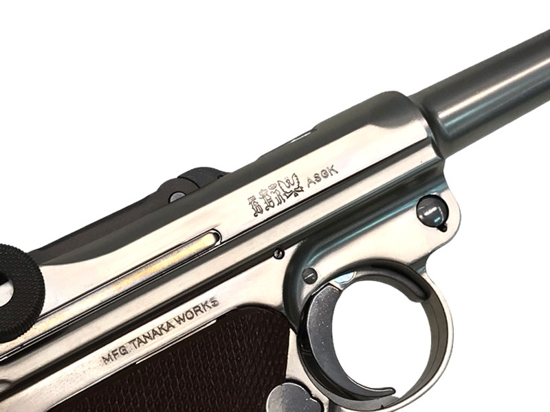タナカ] ルガーP08 4インチ シルバー ガスブローバック (中古)の販売