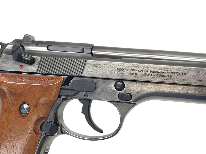 ACG/スズキ] ベレッタM92SB ABS 発火モデルガン 木製グリップカスタム